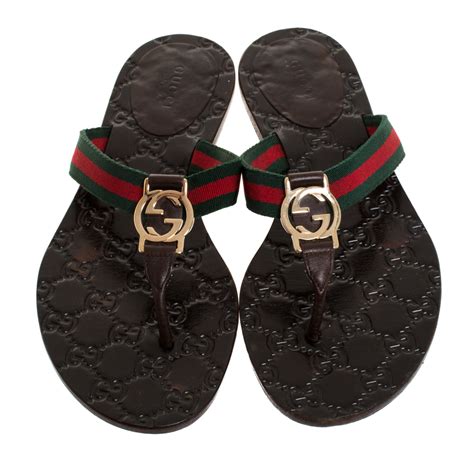 gucci gg thong flat sandal|Gucci.